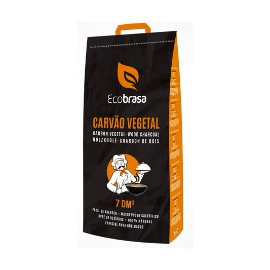 Carvão Ecobrasa 7 dm3 (Aprox. 2kg)